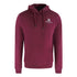Aquascutum Activemallogo Hoodie Fleece Cordovan Sw002 26 Burgundy Hoodie Male